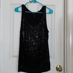Sequin tank top